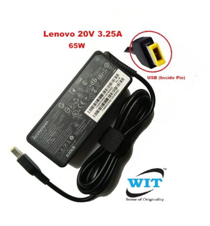 CHARGEUR LAPTOP LENOVO 20V 2.25A USB PIN