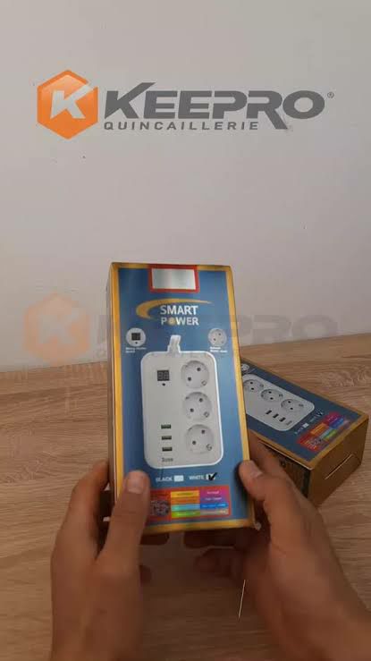 MULTIPRISE 3 USB 3P +LCD K25