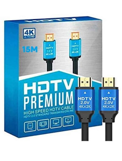 CABLE HDMI 4K 15M BLUE