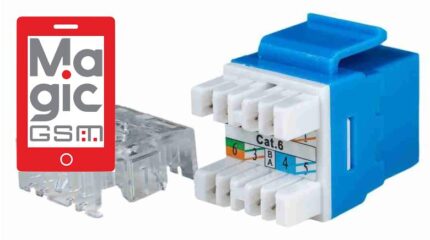 NOYAU RJ45 CAT6 KEYSTONE HLTD