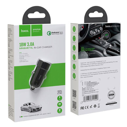 CHARGEUR AUTO / Z32 Speed Up single port QC3.0 car charger